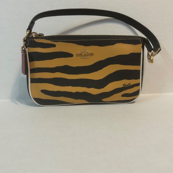 Coach Nolita 19 Tiger print Wristlet/mini purse - Picture 3 of 3